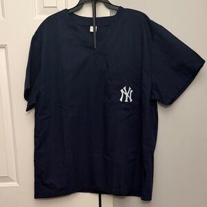 New York Yankees Scrub Top